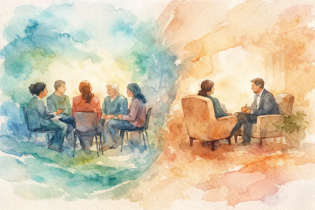 Community Therapy vs Private Therapy